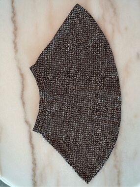 Zara Textured Knit Mini Skirt Multicolor Tweed Style Size M